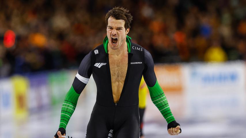 Otterspeer is oudste winnaar van NK sprint: 'Maar ik voel me steeds jonger'