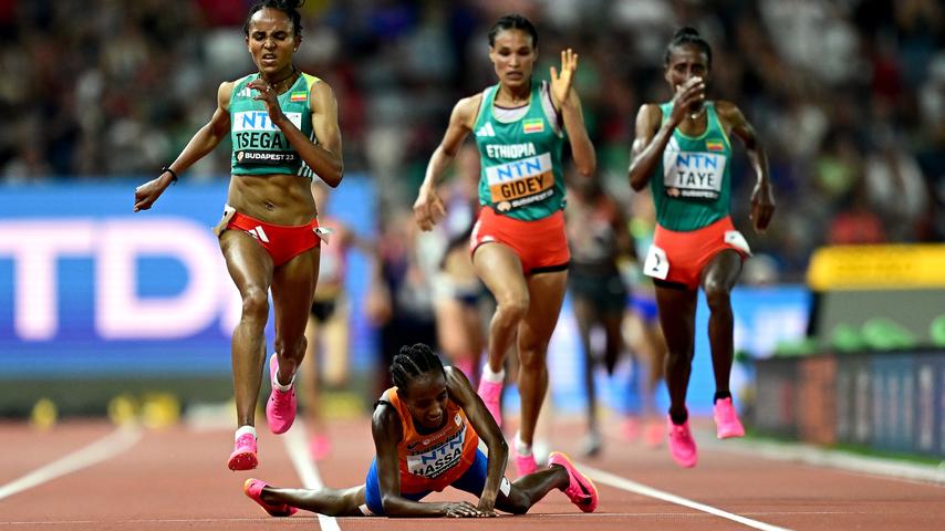 Hassan benadrukt positieve kanten na teleurstellende WK-avond Nederlandse atletiek: 'Er is niemand dood'