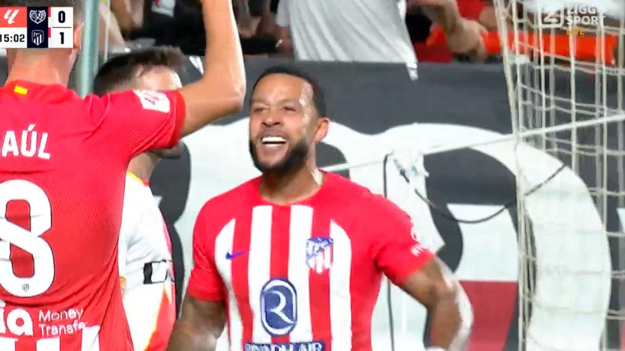 Memphis Depay scoort, maar Atlético Madrid wint; Dumfries helpt Inter Milan aan overwinning