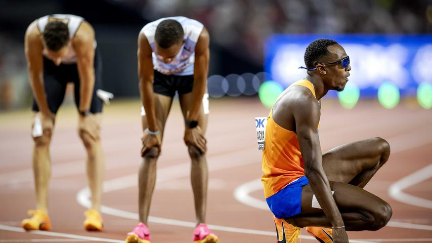 Van Klinken eindigt als vierde op WK 400 meter, Bonevacia mist finale