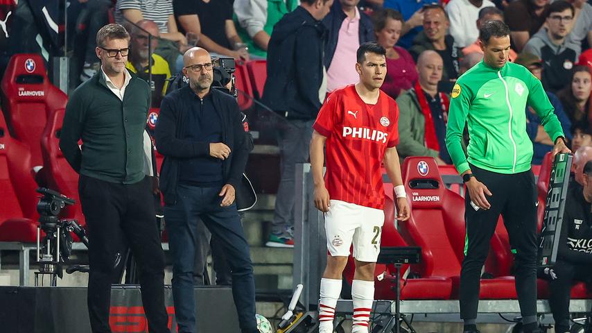 Bosz, PSV-trainer, over discussie rond penaltystip: 'Altijd een beetje vervelend'