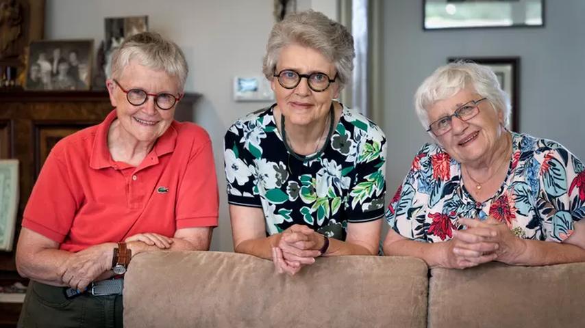 Deze drie zussen delen al 73 jaar een huis en zorgen voor elkaar