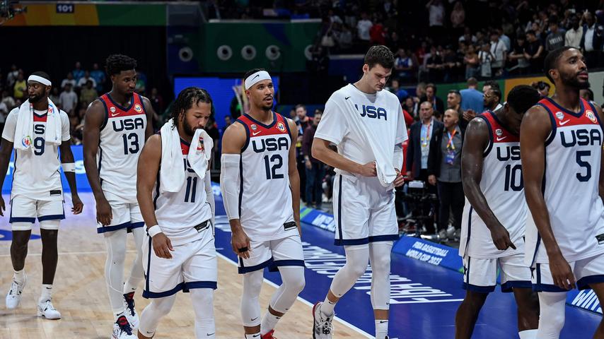 Duitsland verrast met uitschakeling van de Verenigde Staten op het Wereldkampioenschap Basketbal