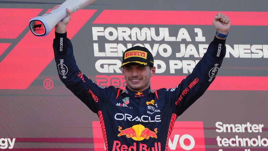 Max Verstappen wint de Grand Prix van Japan en verovert de constructeurstitel