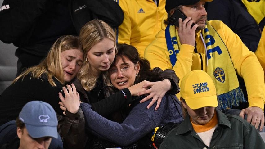 Voetbalsupporters blijven urenlang in stadion na aanslag in Brussel