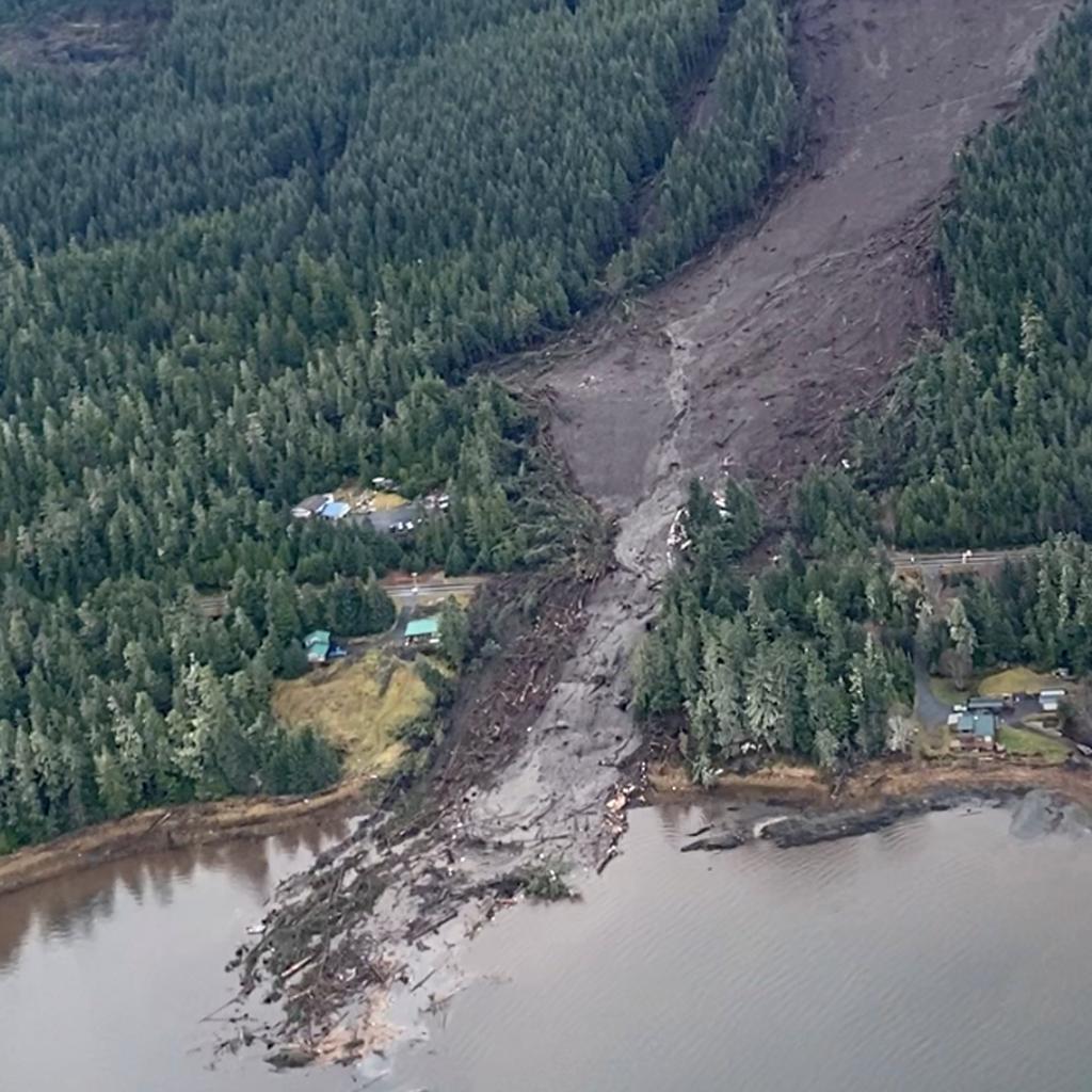 Aantal doden en vermisten na aardverschuiving in Alaska