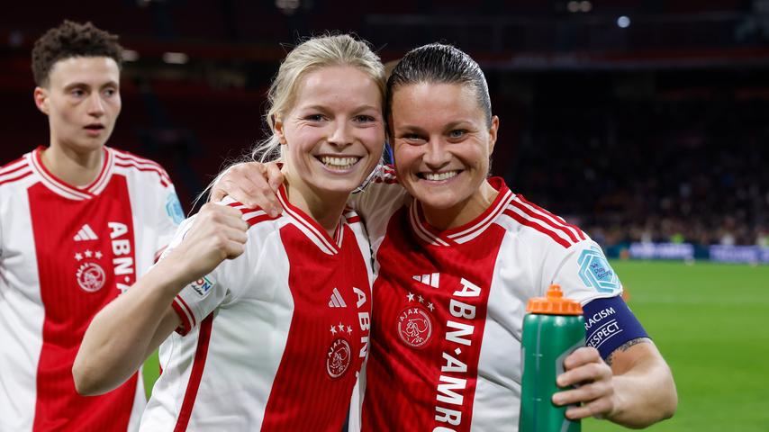 Ajax Vrouwen verslaat Roma na stuntzege op PSG: 'Vertrouwen gewonnen'