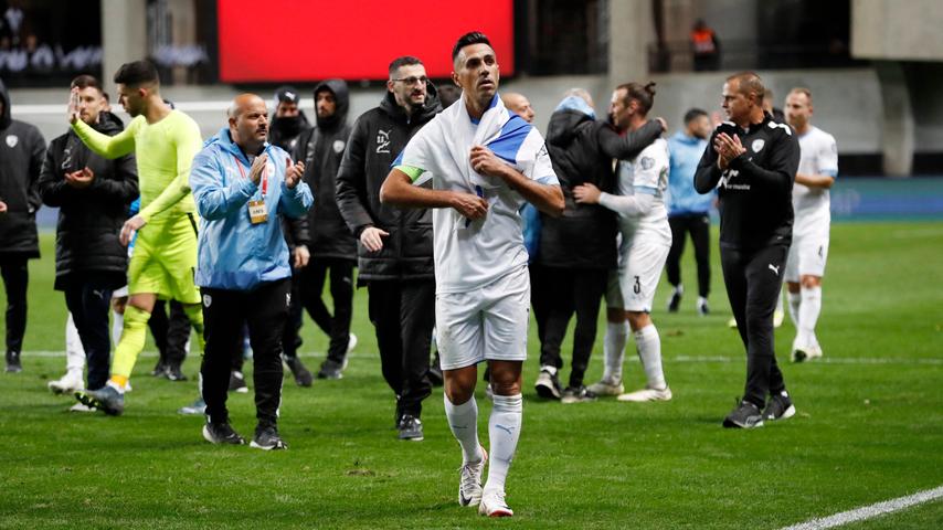 België verslaat Israël in eerste voetbalwedstrijd na terreurdaad Brussel, Europese Kampioenschap voor Israël buiten bereik