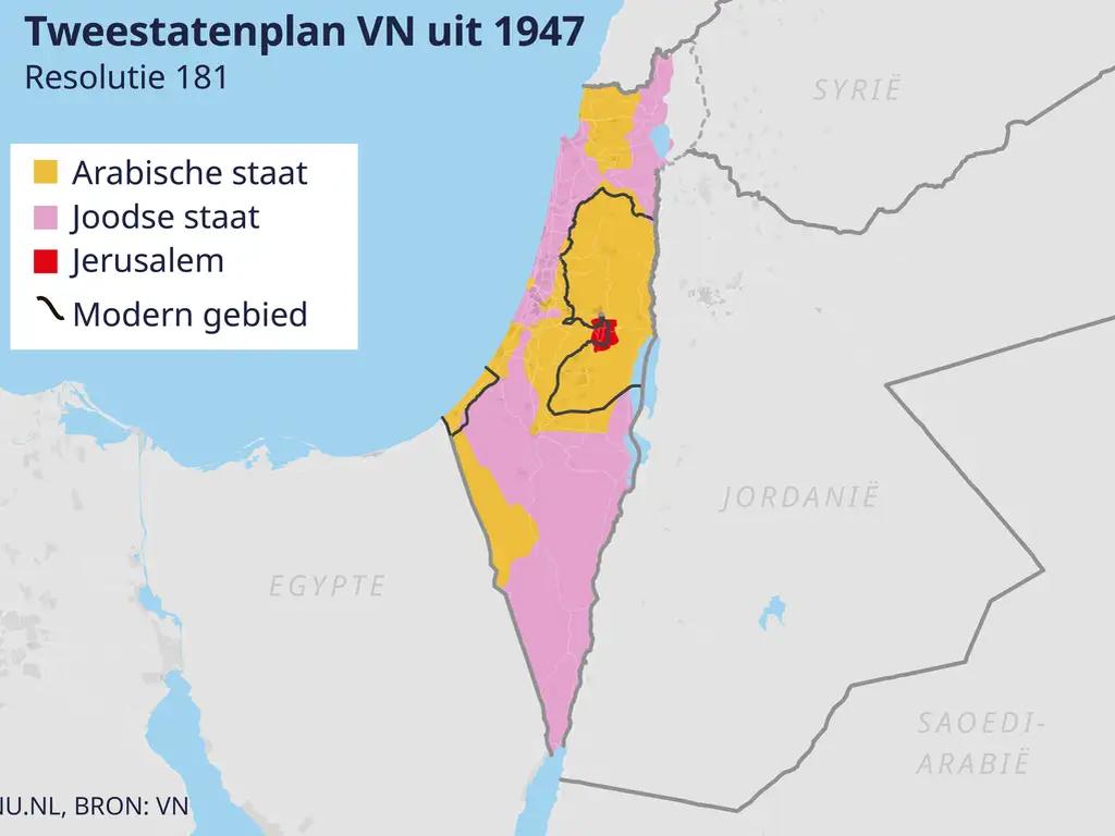 Biden streeft naar tweestatenoplossing, maar Israël wil militairen in Gaza behouden