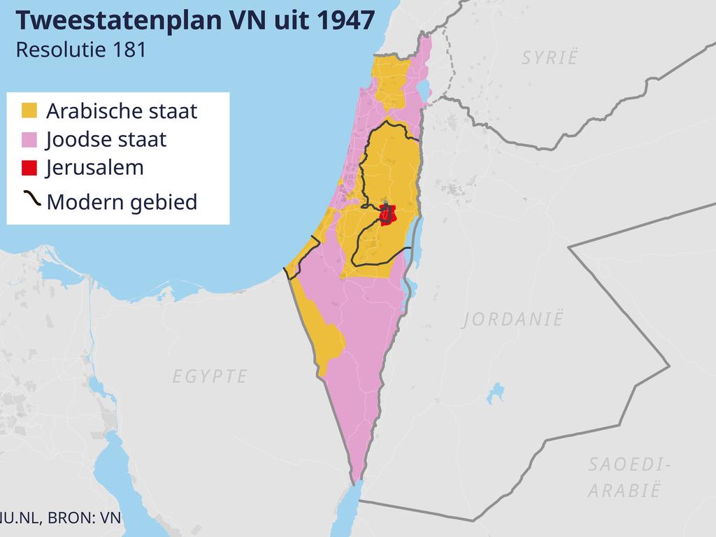 De gevolgen van een tweestatenoplossing voor Palestijns gebied: 'Gatenkaas'