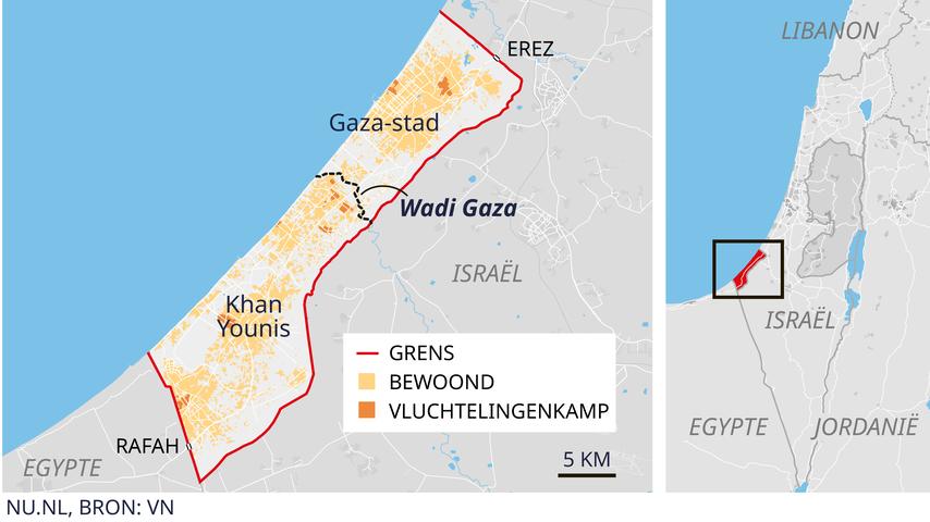 Gazanen Reizen Zuidelijker Terwijl Israël Noordelijke Gebieden Opeist