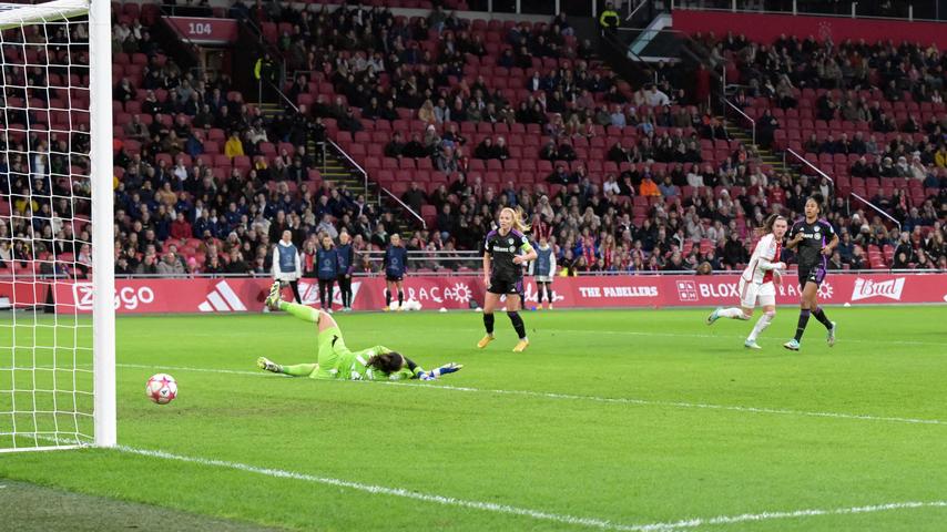 Ajax Vrouwen verrast tegen Bayern en neemt leiding in Champions League-groep