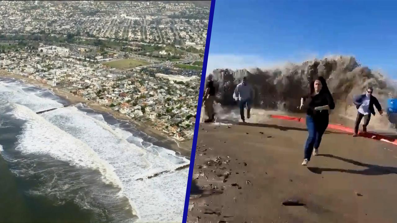 Grote golven veroorzaken overstromingen in Californië